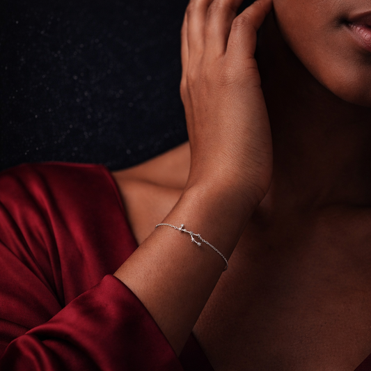 VIRGO STERLING SILVER ZODIAC BRACELET