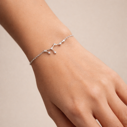 LEO STERLING SILVER ZODIAC BRACELET