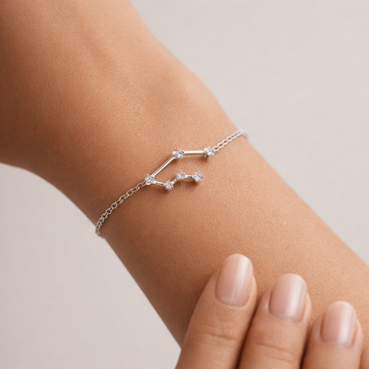 GEMINI STERLING SILVER ZODIAC BRACELET