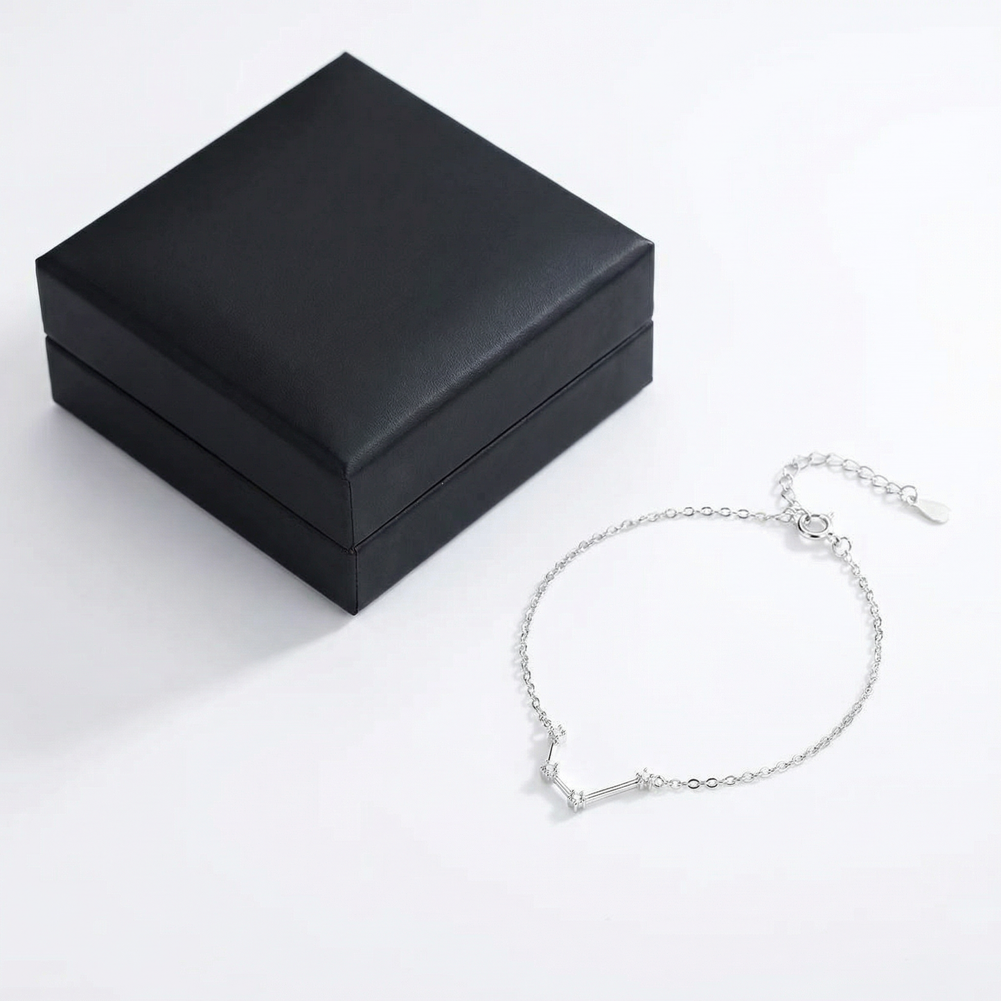 AQUARIUS STERLING SILVER ZODIAC BRACELET