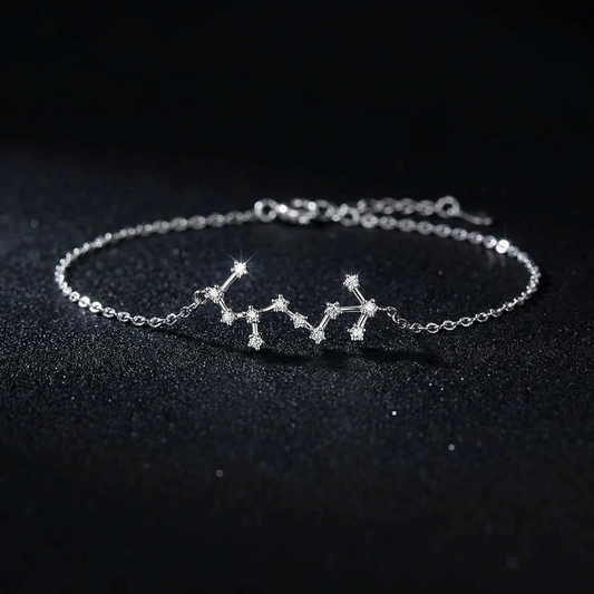 SCORPIO STERLING SILVER ZODIAC BRACELET