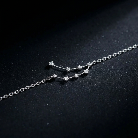 CAPRICORN STERLING SILVER ZODIAC BRACELET