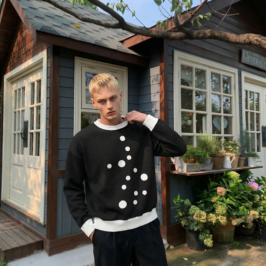 VIRG0 UNISEX KNITTED SWEATER